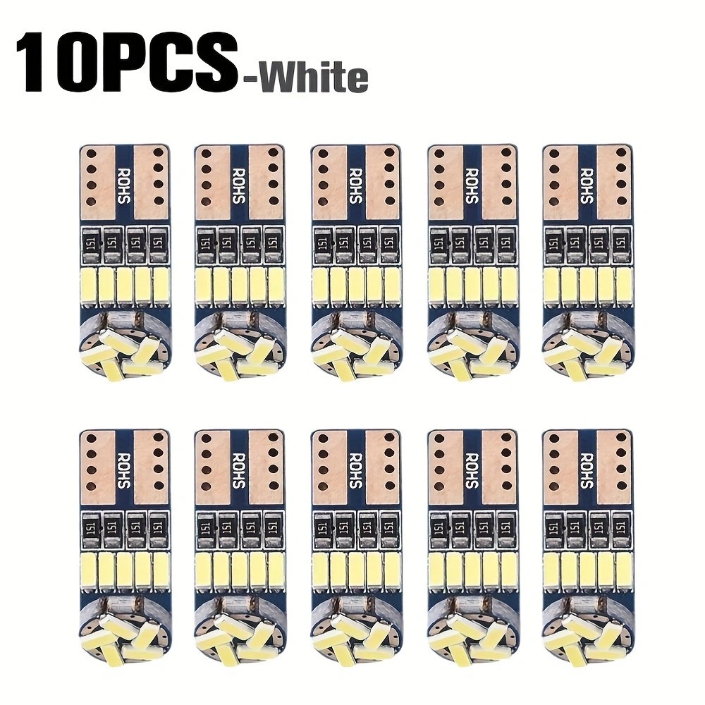 Interior Design Icon - 10pcs Car Led Light T10 4014