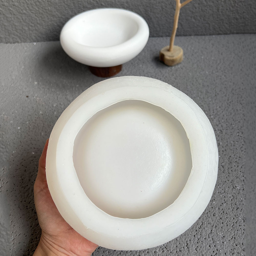 Round Cement Bowl Silicone Mol - Terrazzo Pot Cement 评论和价格