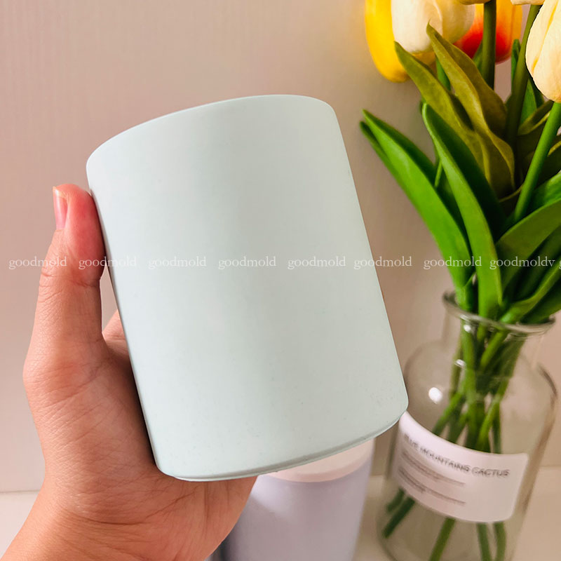 10cm Concrete Jar Silicone Mol - Terrazzo Pot Cement 评论和价格