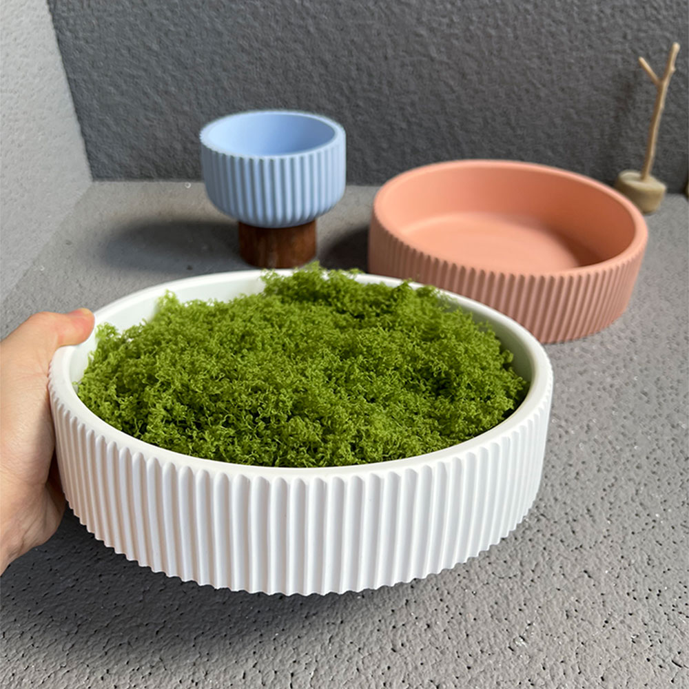 Large Bowl Candle Vessel Concr - Terrazzo Pot Cement 评论和价格