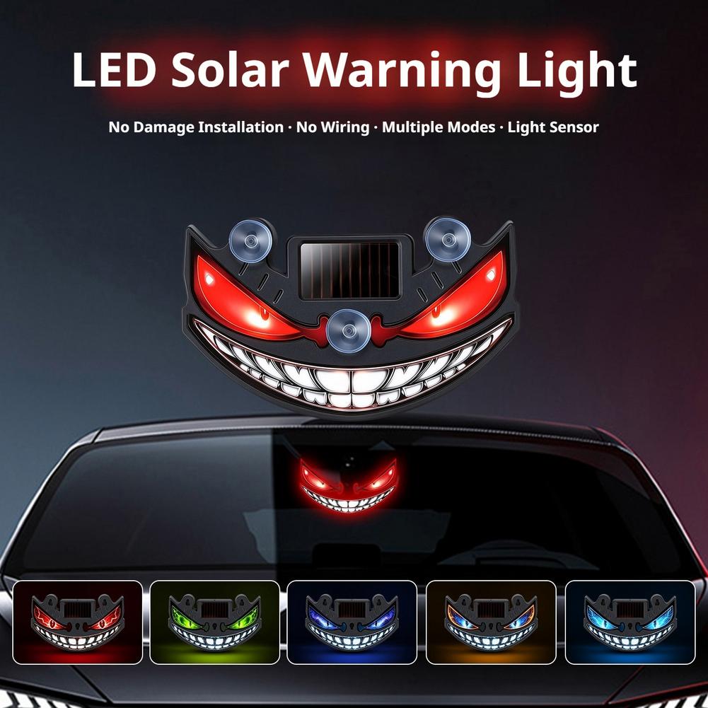 Solar Devil Eye Car LED Decor  - Interior Design Icon 评论和价格
