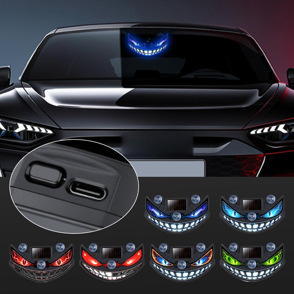 Solar Devil Eye Car LED Decor  - Interior Design Icon 评论和价格