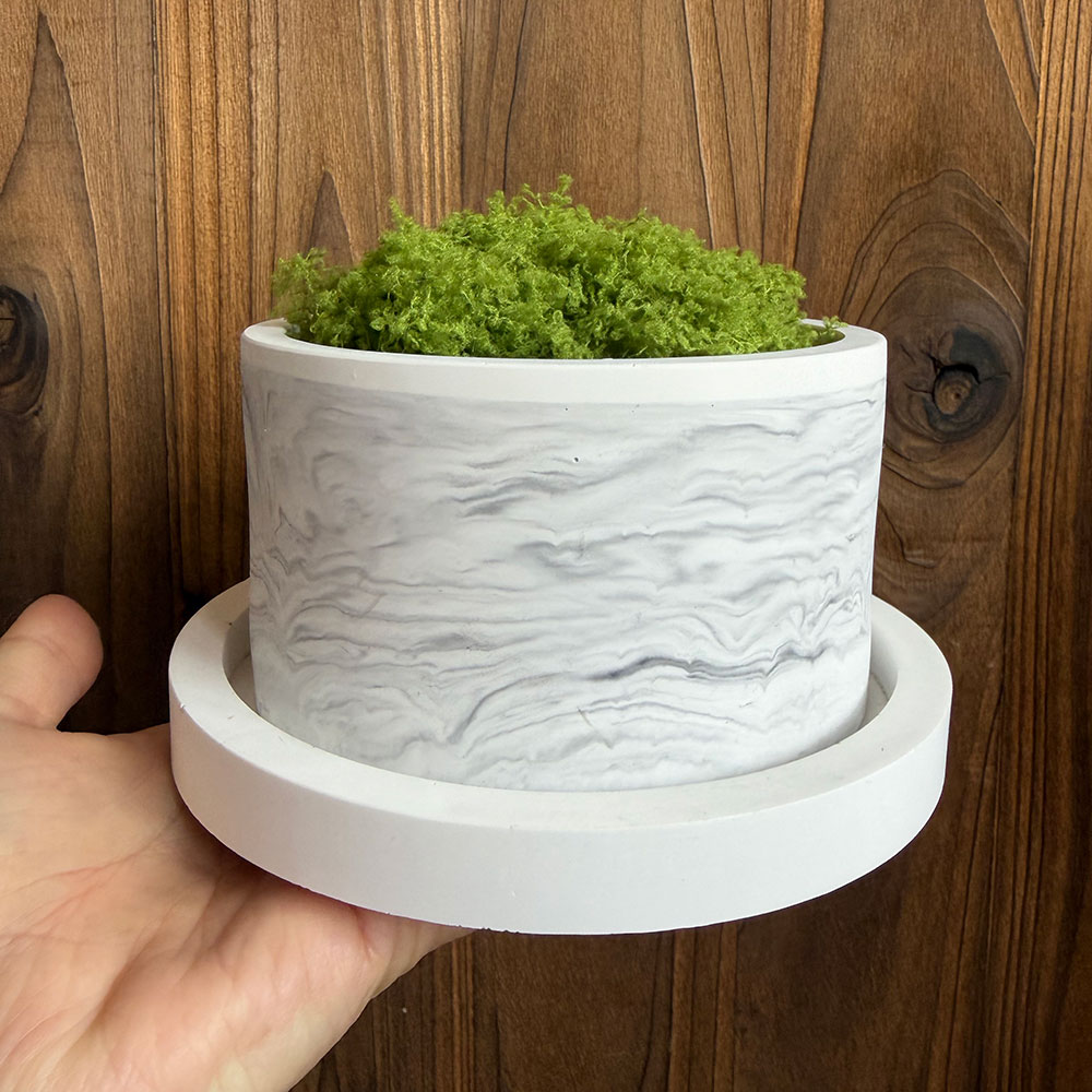 Large Concrete Planter Mold Si - Terrazzo Pot Cement 评论和价格