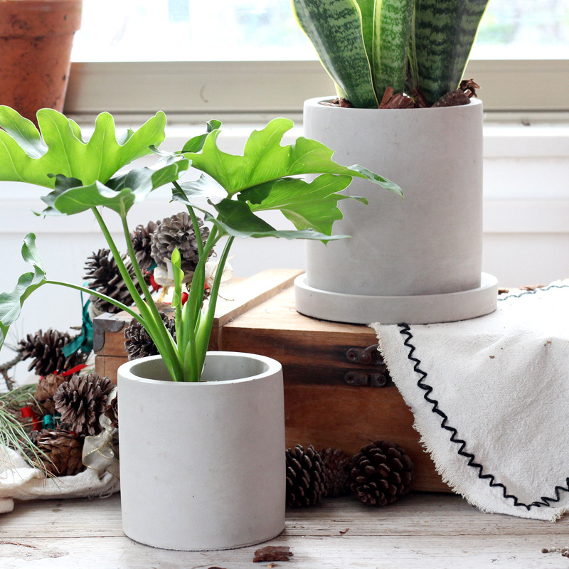 Large Flower Pot Silicone Mold - Terrazzo Pot Cement 评论和价格