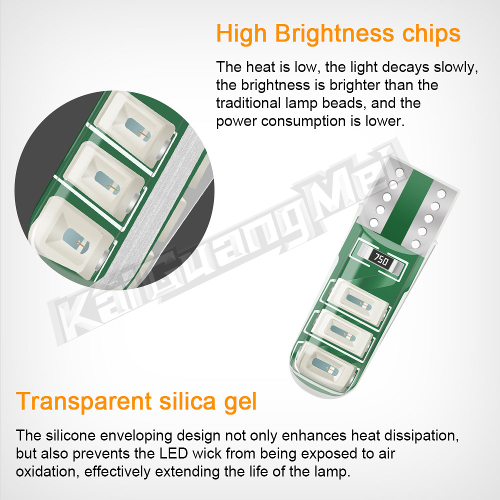 2/10PCS T10 W5W LED Light Canb - Interior Design Icon 评论和价格