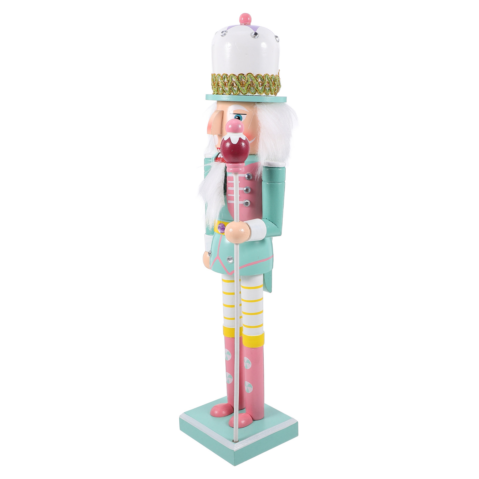 Wooden Nutcracker Ornament Chr - Interior Design Xmas 评论和价格