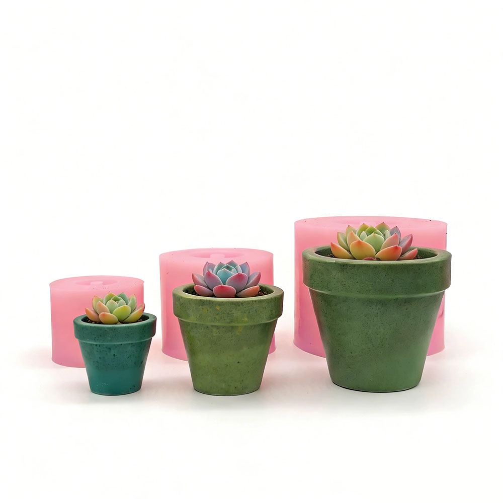 Mini Succulent Planter Silicon - Terrazzo Pot Cement 评论和价格