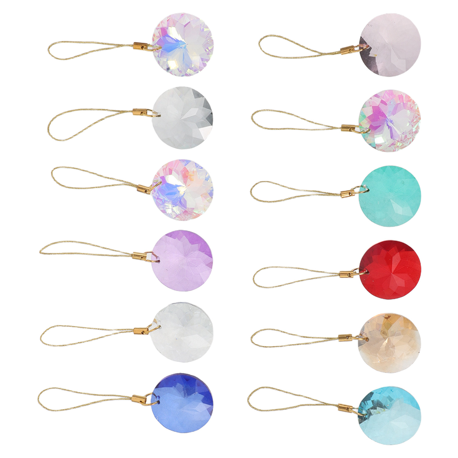12Pcs Crystal Sun Catcher Pend - Interior Design Xmas 评论和价格